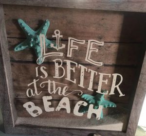 Life is Better at the Beach : Chalk Couture