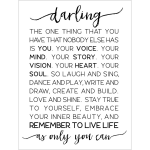DARLING CHALK TRANSFER