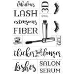 LASHES CHALK TRANSFER