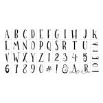 LETTERSMITH FONT CHALK TRANSFER