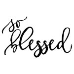 SO BLESSED CHALK TRANSFER