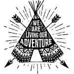 WE ARE LIVING OUR ADVENTURE CHALK TRANSFER