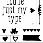 YOU'RE JUST MY TYPE CHALK TRANSFER