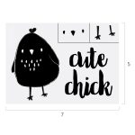 CUTE CHICK CHALK TRANSFER