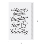 ENDLESS LOVE LAUGHTER LAUNDRY CHALK TRANSFER