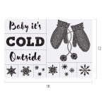 BABY ITS COLD OUTSIDE CHALK TRANSFER