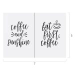 COFFEE TIME CHALK TRANSFER