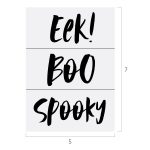 EEK BOO SPOOKY CHALK TRANSFER