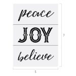 PEACE JOY BELIEVE CHALK TRANSFER