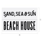 SAND, SEA & SUN CHALK TRANSFER