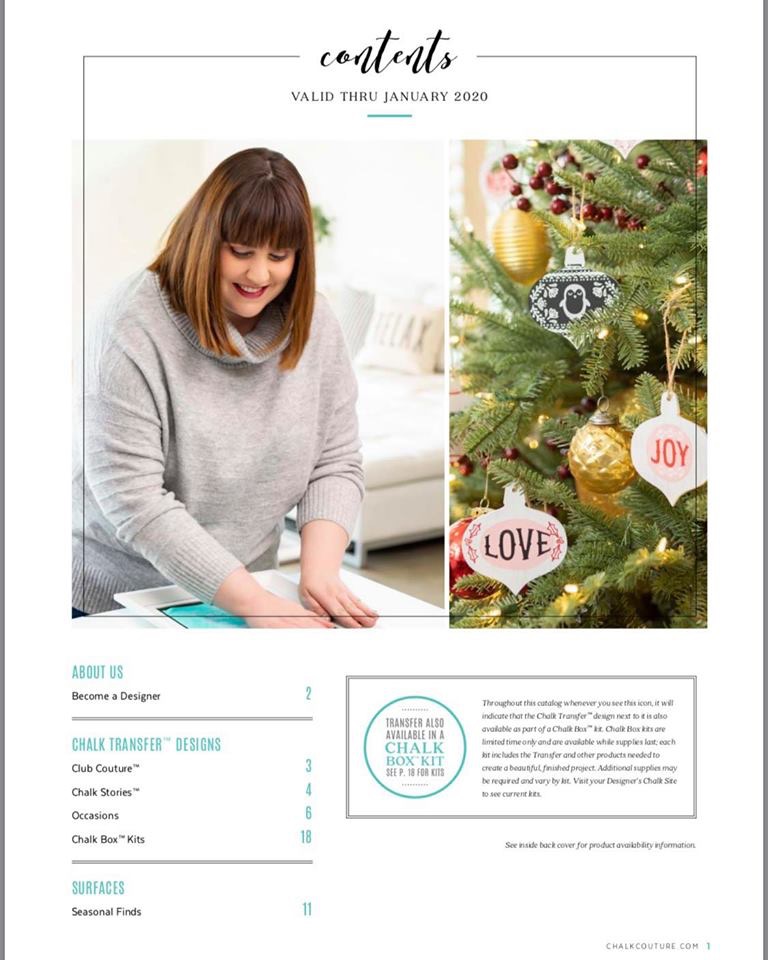 Chalk Couture Holiday Suite Catalog 2019