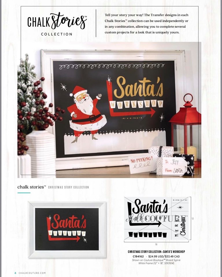 Chalk Couture Santa's Workshop