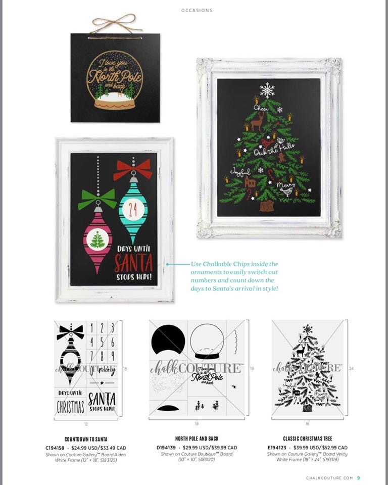 Chalk Couture Countdown to Christmas