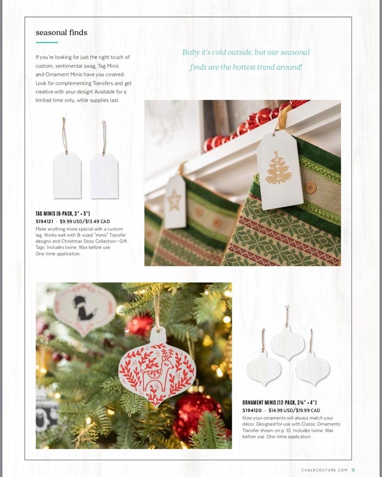 Chalk Couture Christmas Tags