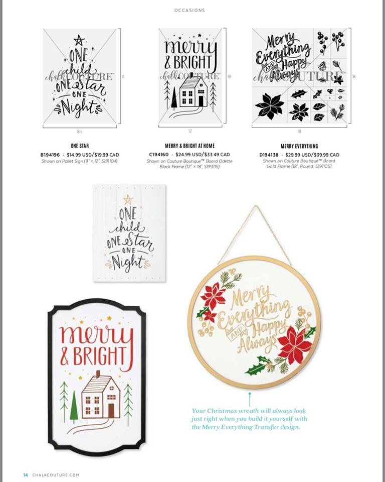Chalk Couture Merry & Bright