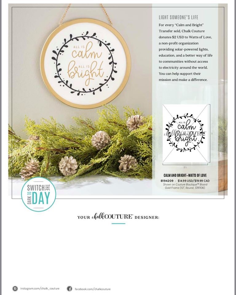 Chalk Couture Calm & Bright