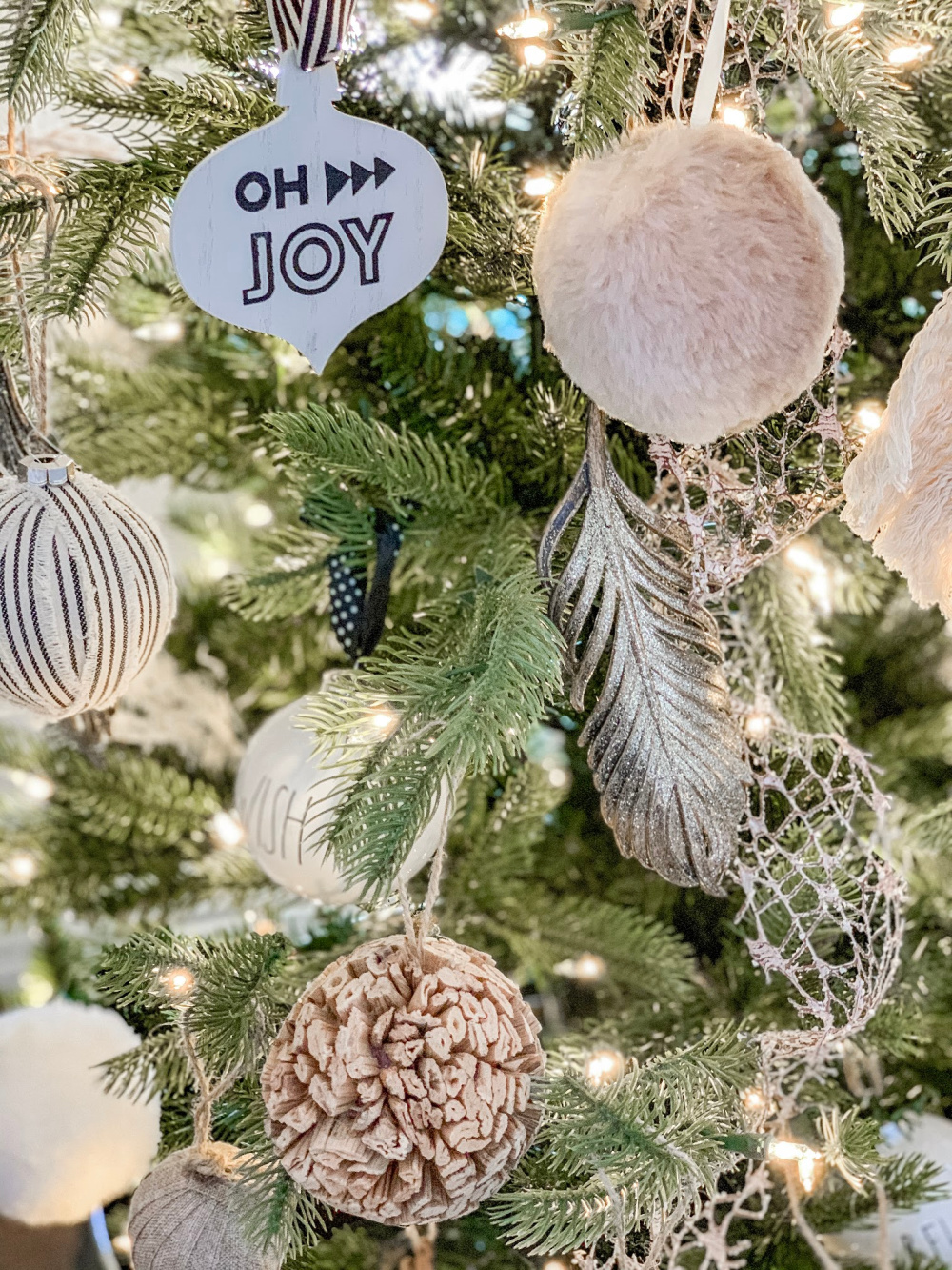 Boho Feather Ornaments
